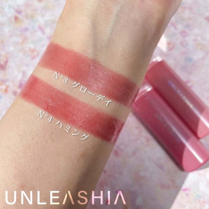 ノンスティッキーダズルティント/unleashia/リップティントを使ったクチコミ(4枚目)