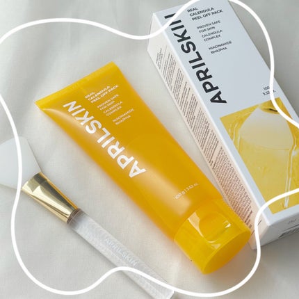 リアルカレンデュラピールオフパック/APRILSKIN/シートマスク・パックを使ったクチコミ(4枚目)