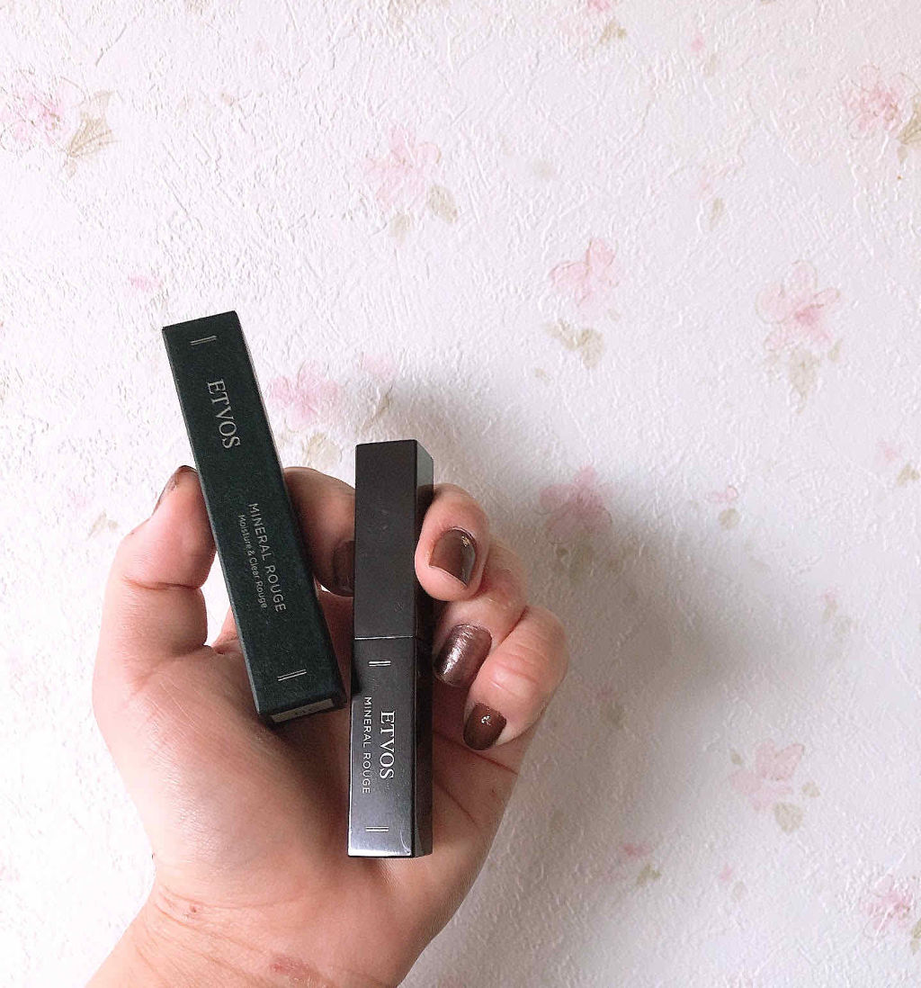 ミネラルルージュ バーガンディレッド/エトヴォス/口紅を使ったクチコミ（1枚目）