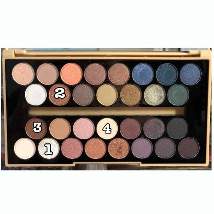 30アイシャドウパレット フォーチュンフェイバーズ ザブレイブ/MAKEUP REVOLUTION/アイシャドウパレットを使ったクチコミ(3枚目)