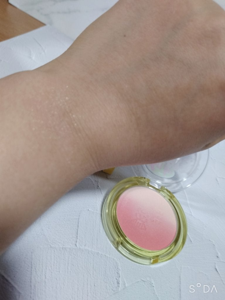 ピュア ブラッシュド サンシャイン チーク/PERIPERA/パウダーチークを使ったクチコミ(2枚目)