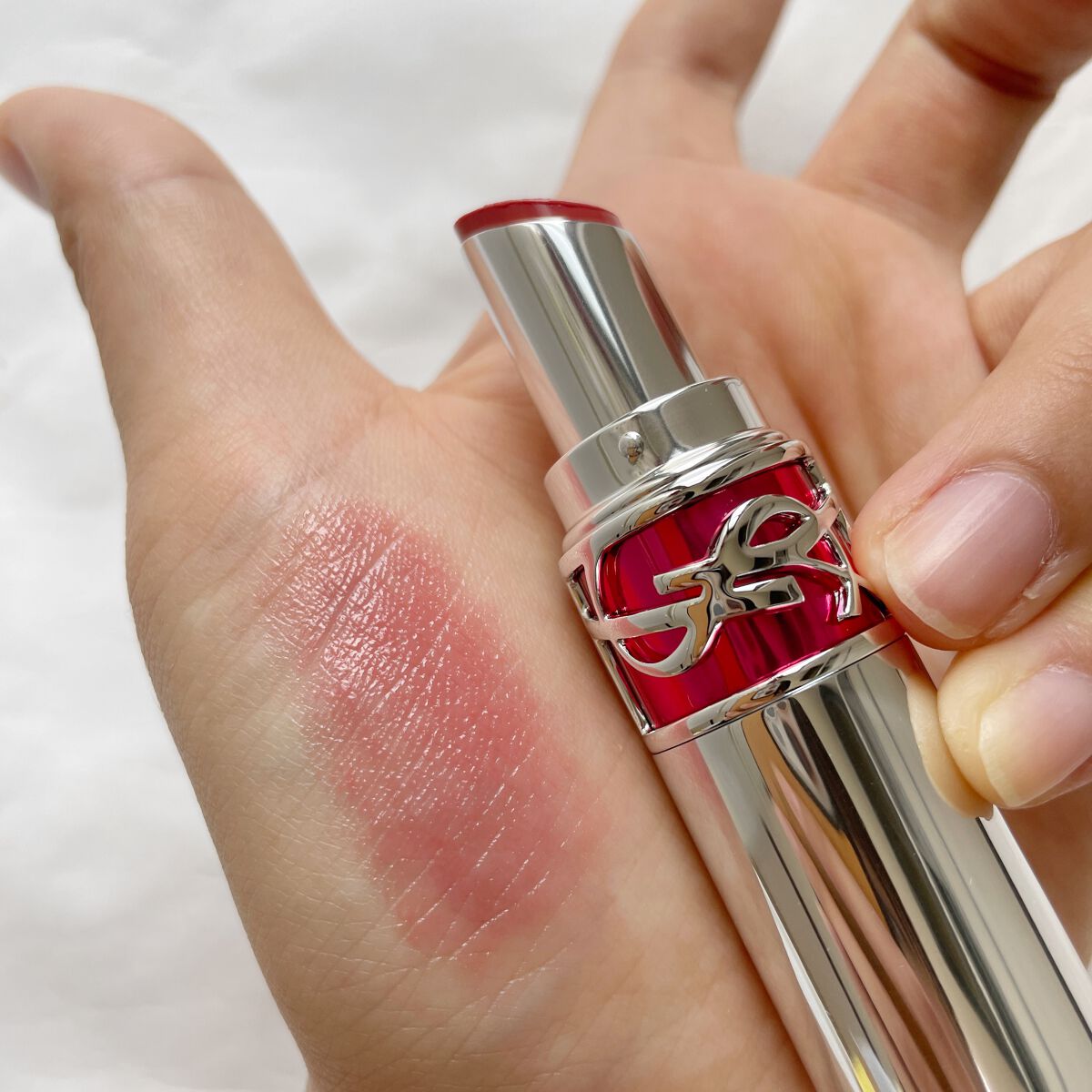 YSL ラブシャイン キャンディグレーズ/YVES SAINT LAURENT BEAUTE/口紅を使ったクチコミ(5枚目)