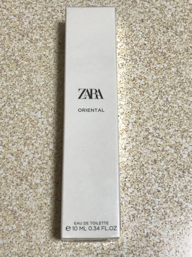 ZARA オリエンタル オードトワレのクチコミ「ZARA
oriental
オードトワレ　１０ml


テスターで試して即買いしちゃった
ZA.....」（1枚目）