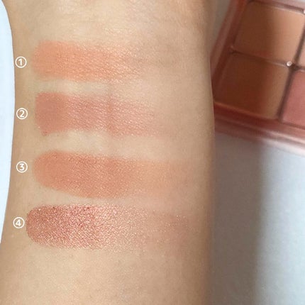 ムードオンアイパレット /BANILA CO/アイシャドウパレットを使ったクチコミ(4枚目)