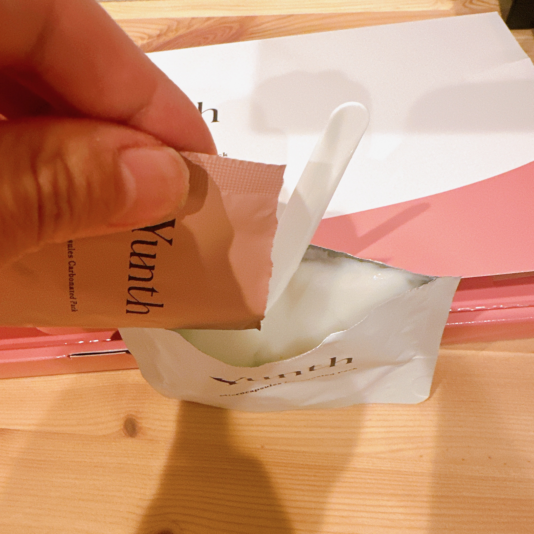 マイクロカプセル炭酸パック/Yunth/洗い流すパック・マスクを使ったクチコミ（3枚目）