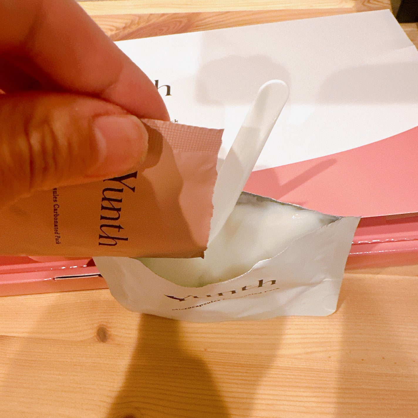 マイクロカプセル炭酸パック/Yunth/洗い流すパック・マスクを使ったクチコミ(3枚目)