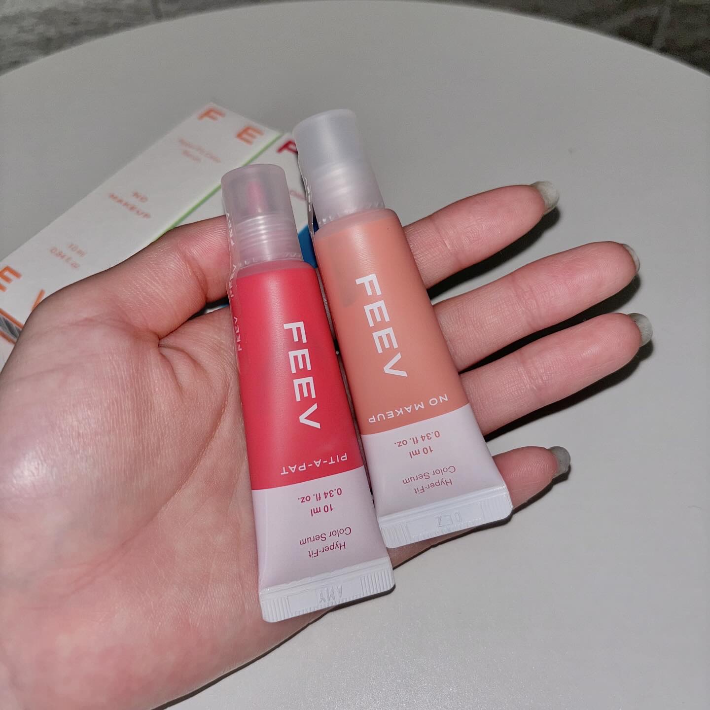 ハイパーフィットカラーセラム/FEEV/ジェル・クリームチークを使ったクチコミ（3枚目）