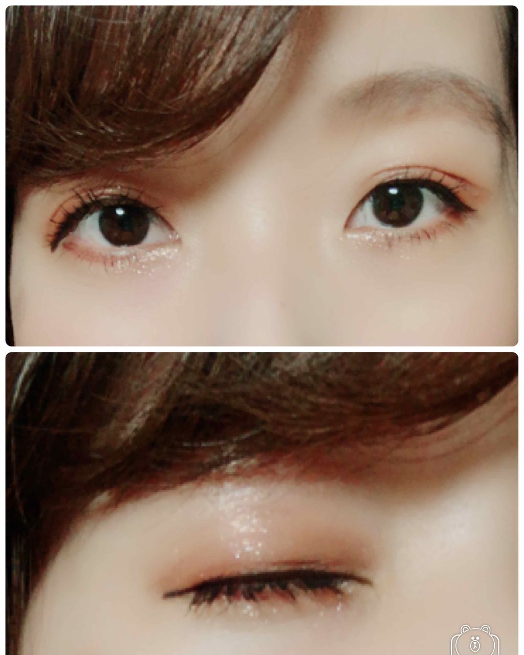 ぐでたまアイシャドウ 01 レッドベルベット/HOLIKA HOLIKA/アイシャドウパレットを使ったクチコミ（2枚目）