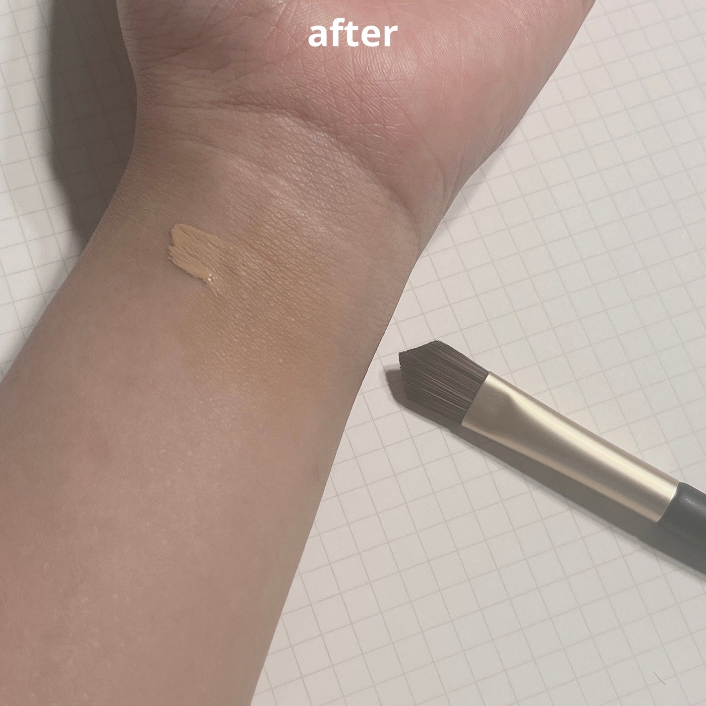 ダブルエンドコンシーラーブラシ/ロージーローザ/メイクブラシを使ったクチコミ(3枚目)