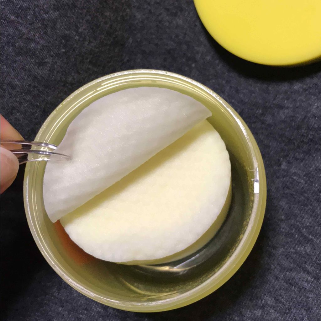 グリーンタンジェリン ビタCダークスポットケアパッド/goodal/トナーパッドを使ったクチコミ（2枚目）