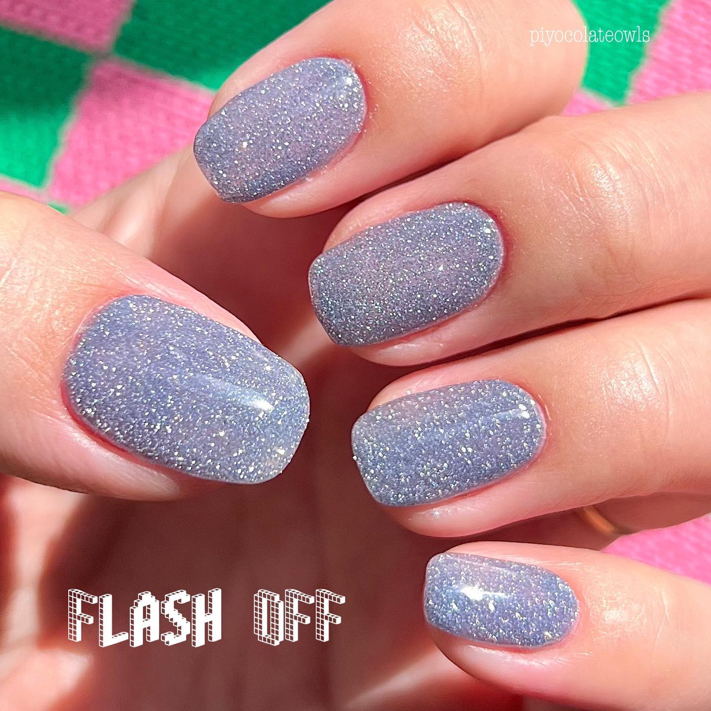 #ワンカラーネイル,#ブルーネイル,#シンプルネイル,#フラッシュネイルのネイルデザイン