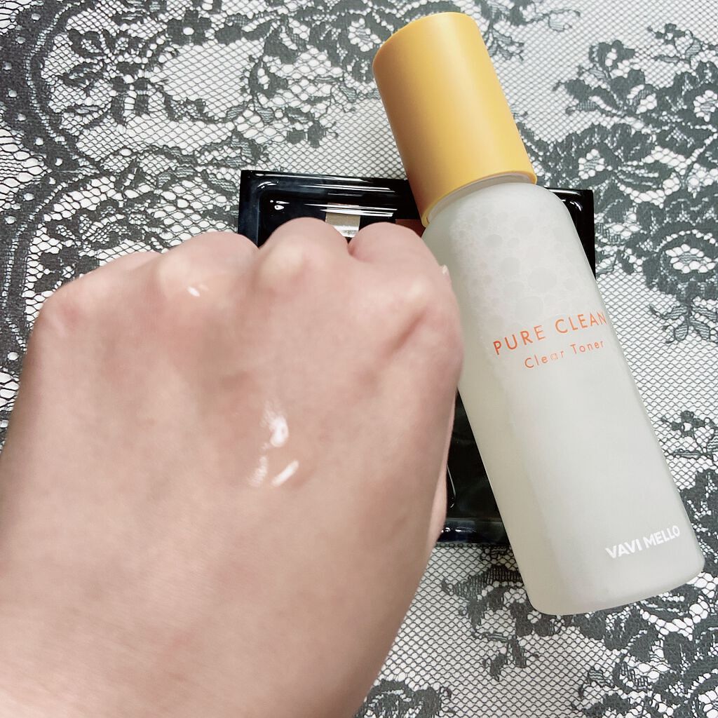 ピュアクリーンクリアトナー/VAVI MELLO/化粧水を使ったクチコミ（3枚目）