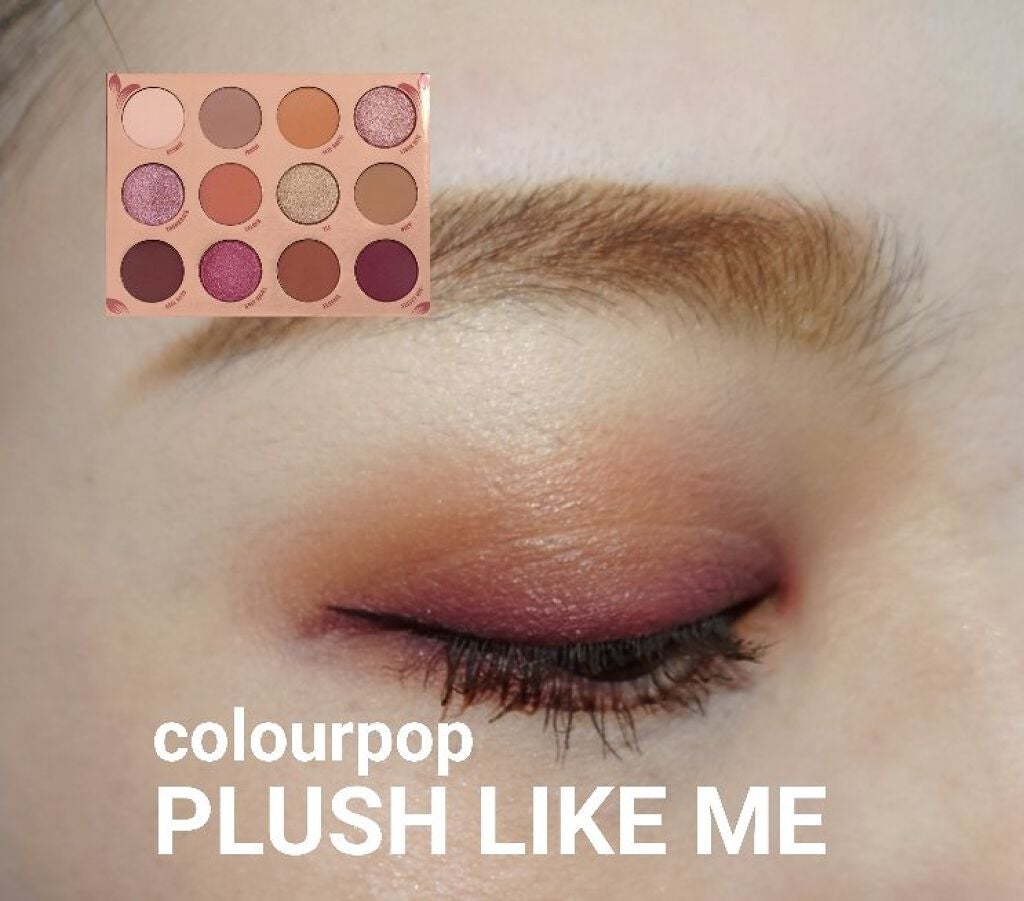 プラッシュ ライク ミー/ColourPop/アイシャドウパレットを使ったクチコミ(1枚目)