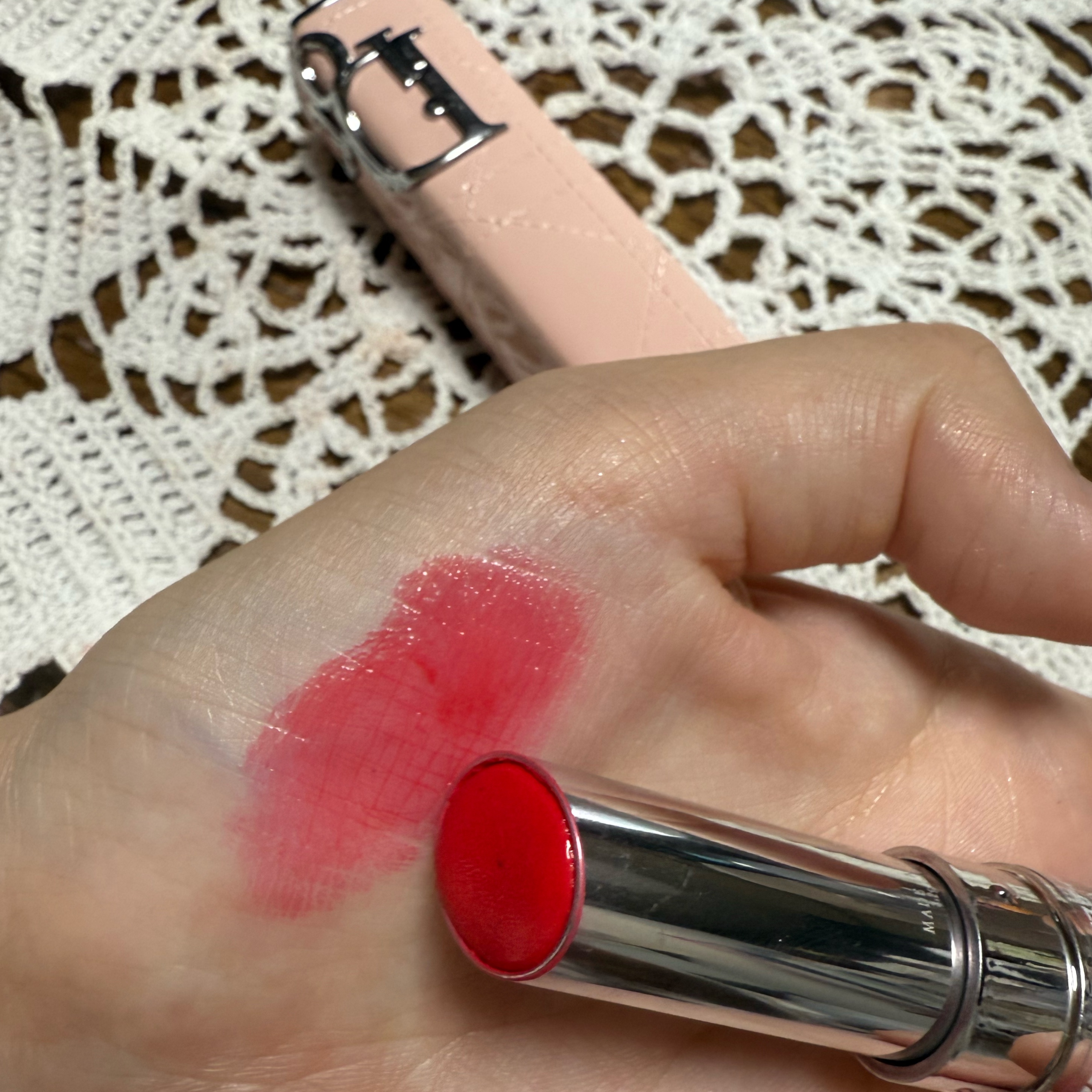 ディオール アディクト リップスティック 661ディオリヴィエラ/Dior/口紅を使ったクチコミ（2枚目）