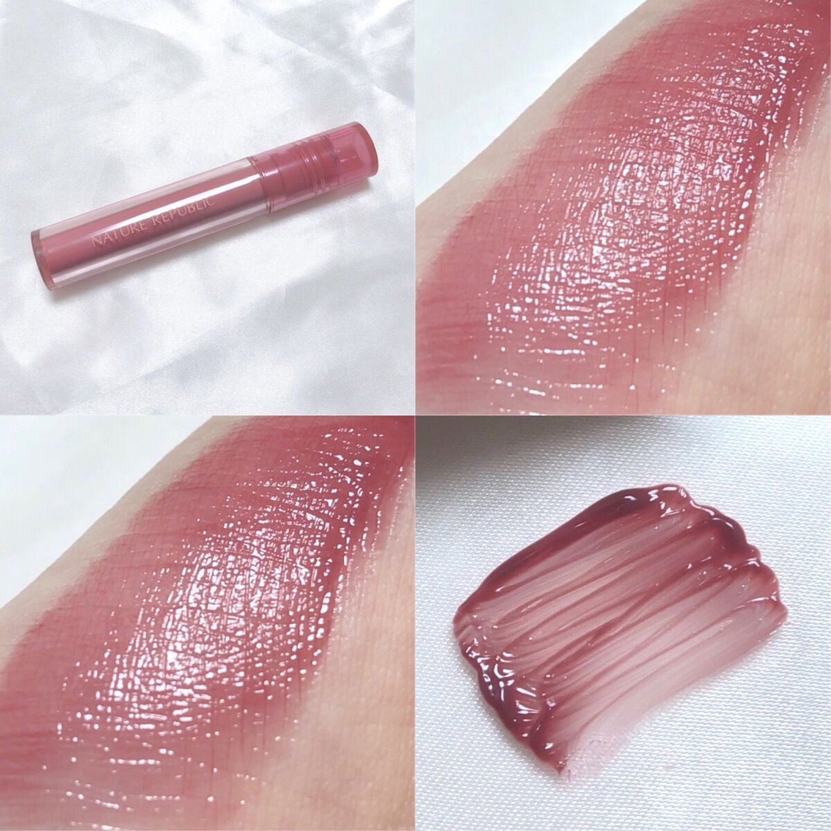 バイフラワーグラスデューティント/ネイチャーリパブリック/リップティントを使ったクチコミ(2枚目)