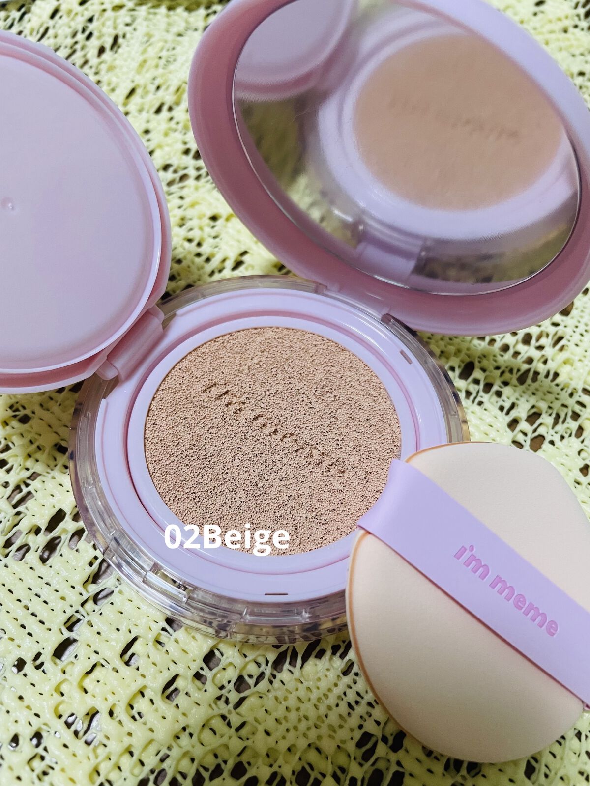 ワンダーベルベットラスティングクッション/i’m meme/クッションファンデーションを使ったクチコミ（2枚目）