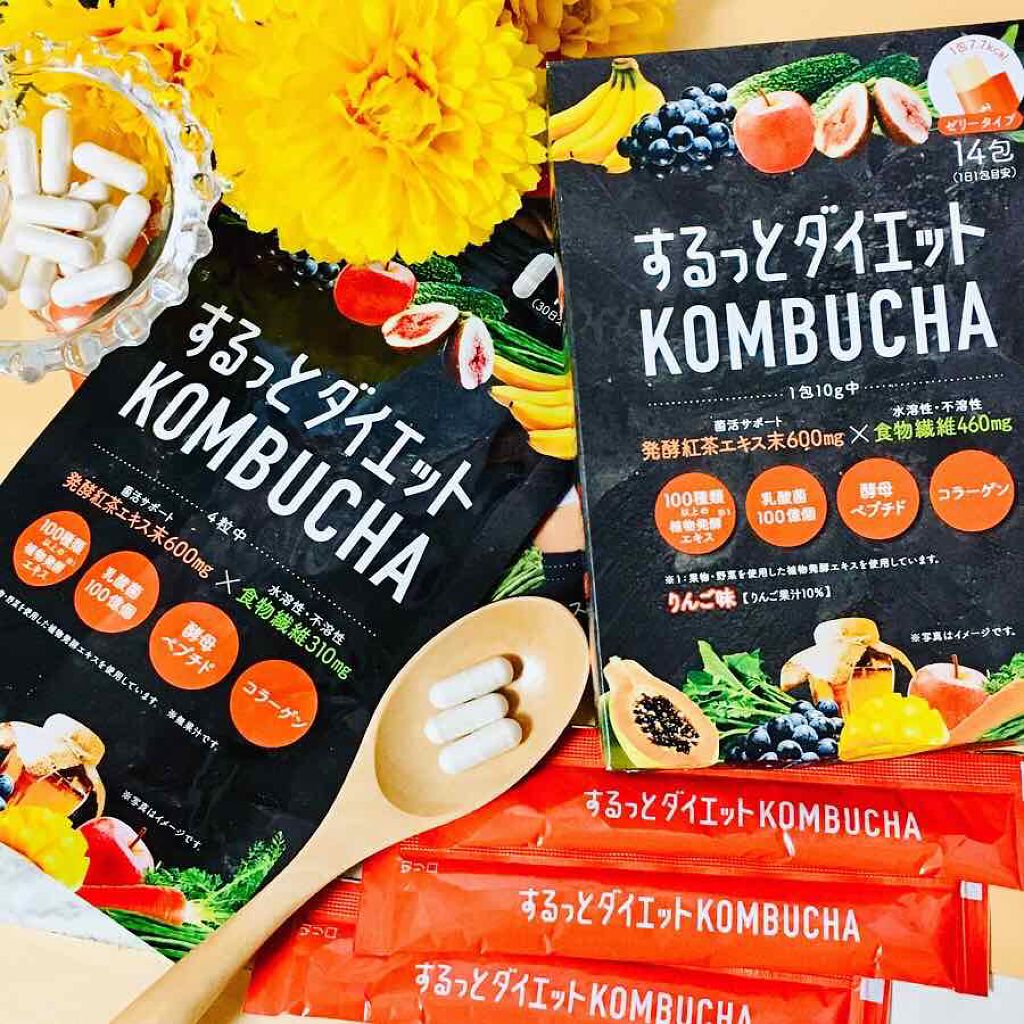 するっとダイエットKOMBUCHAサプリ/リブ・ラボラトリーズ/ボディサプリメントを使ったクチコミ(1枚目)
