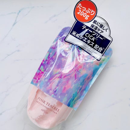 ピンクティーツリーライスシカウォッシュオフパック/APLIN/洗い流すパック・マスクを使ったクチコミ(1枚目)