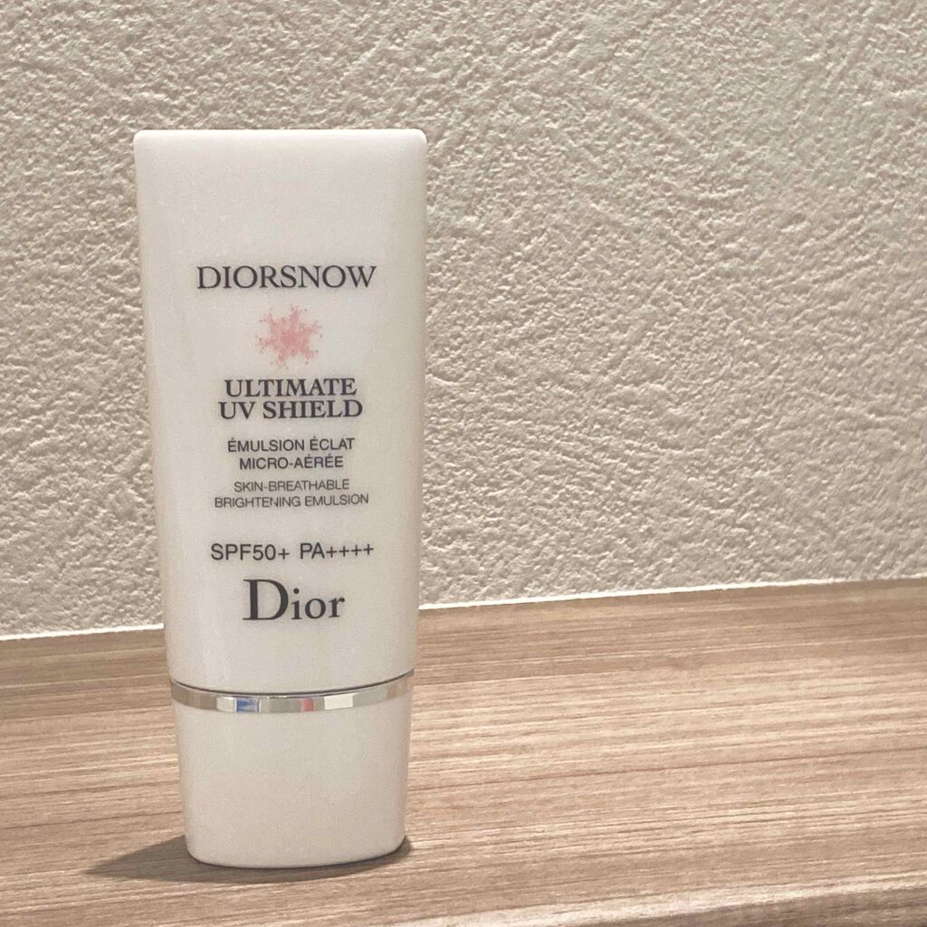 【旧】スノー アルティメット UVシールド 50+/Dior/日焼け止めミルクを使ったクチコミ(1枚目)
