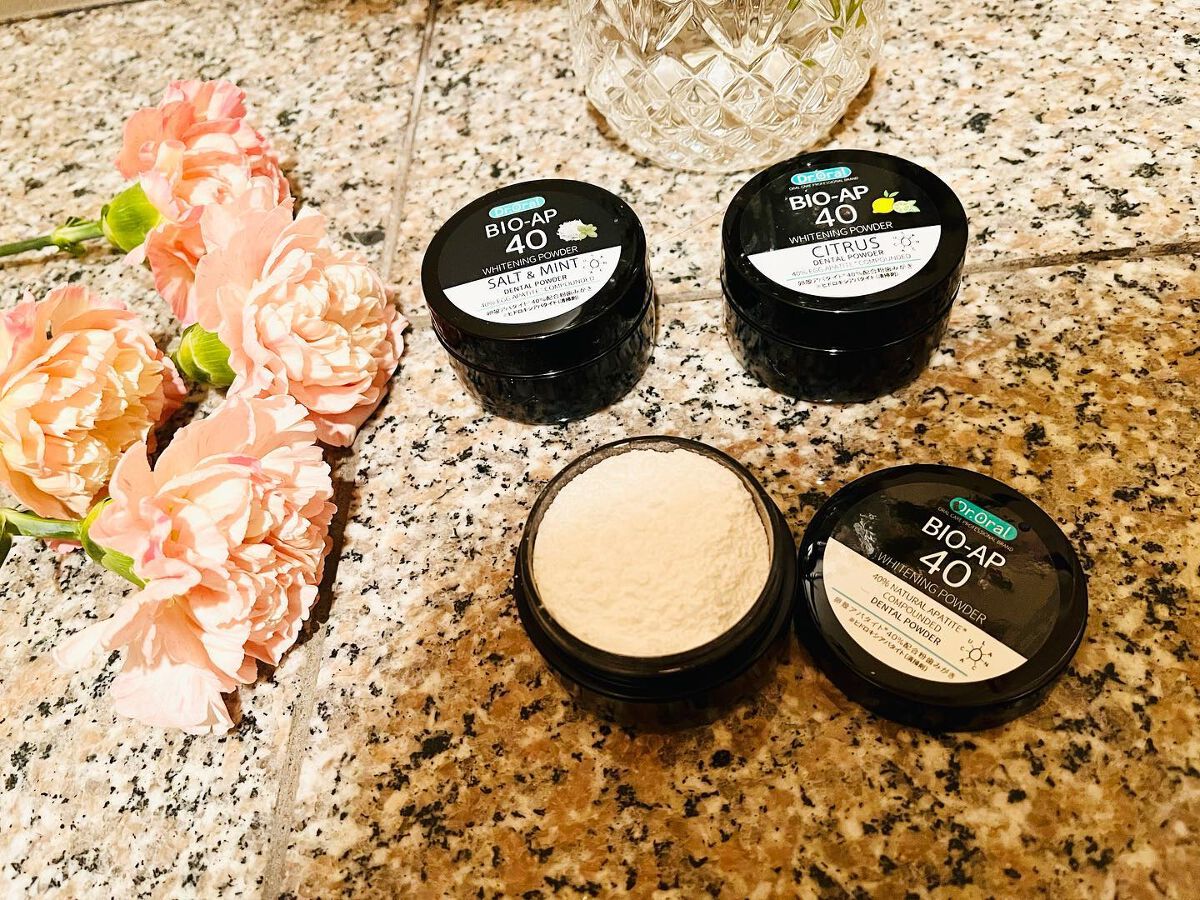 ホワイトニングパウダー シトラスL(レモン&ライム)/Dr.Oral/歯磨き粉を使ったクチコミ（2枚目）