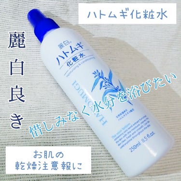 麗白 ハトムギ 化粧水 ミストタイプのクチコミ「
熊野油脂
💙麗白 ハトムギ化粧水 ミストタイプ💙

★天然保湿成分 ハトムギエキス配合
★毎.....」（1枚目）