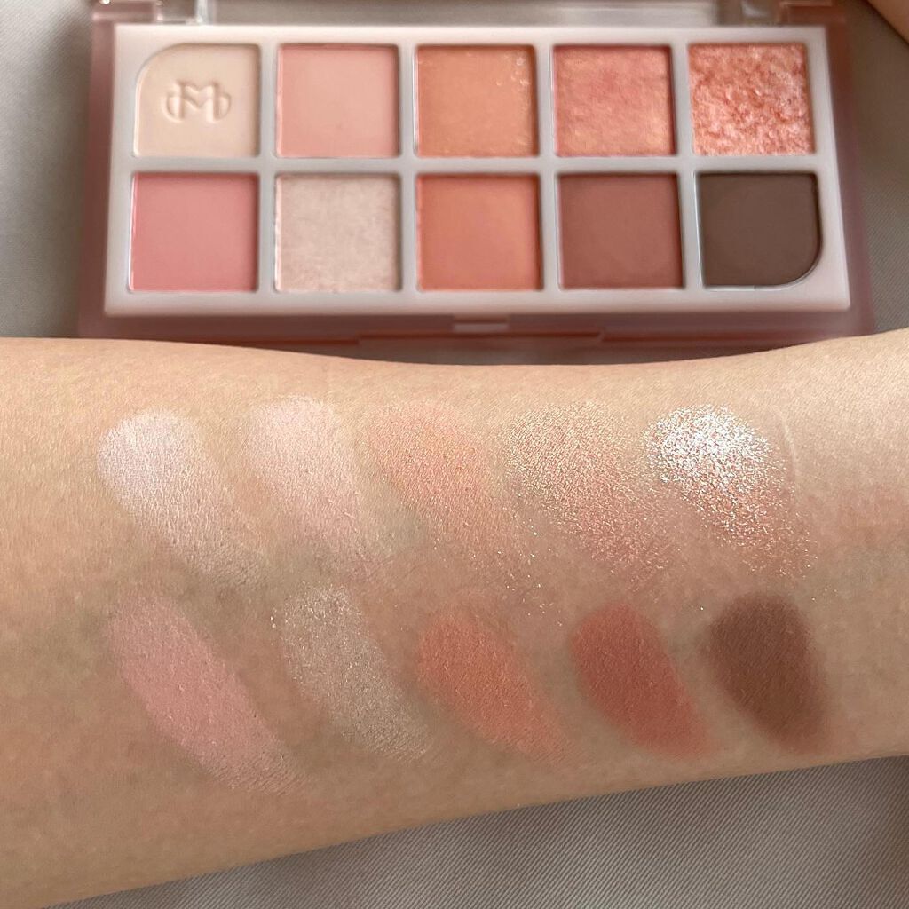 MDショールモーメント アイシャドウパレット/mude/アイシャドウパレットを使ったクチコミ(3枚目)