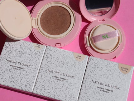 PROBIOエッセンスクッション/ネイチャーリパブリック/クッションファンデーションを使ったクチコミ(3枚目)