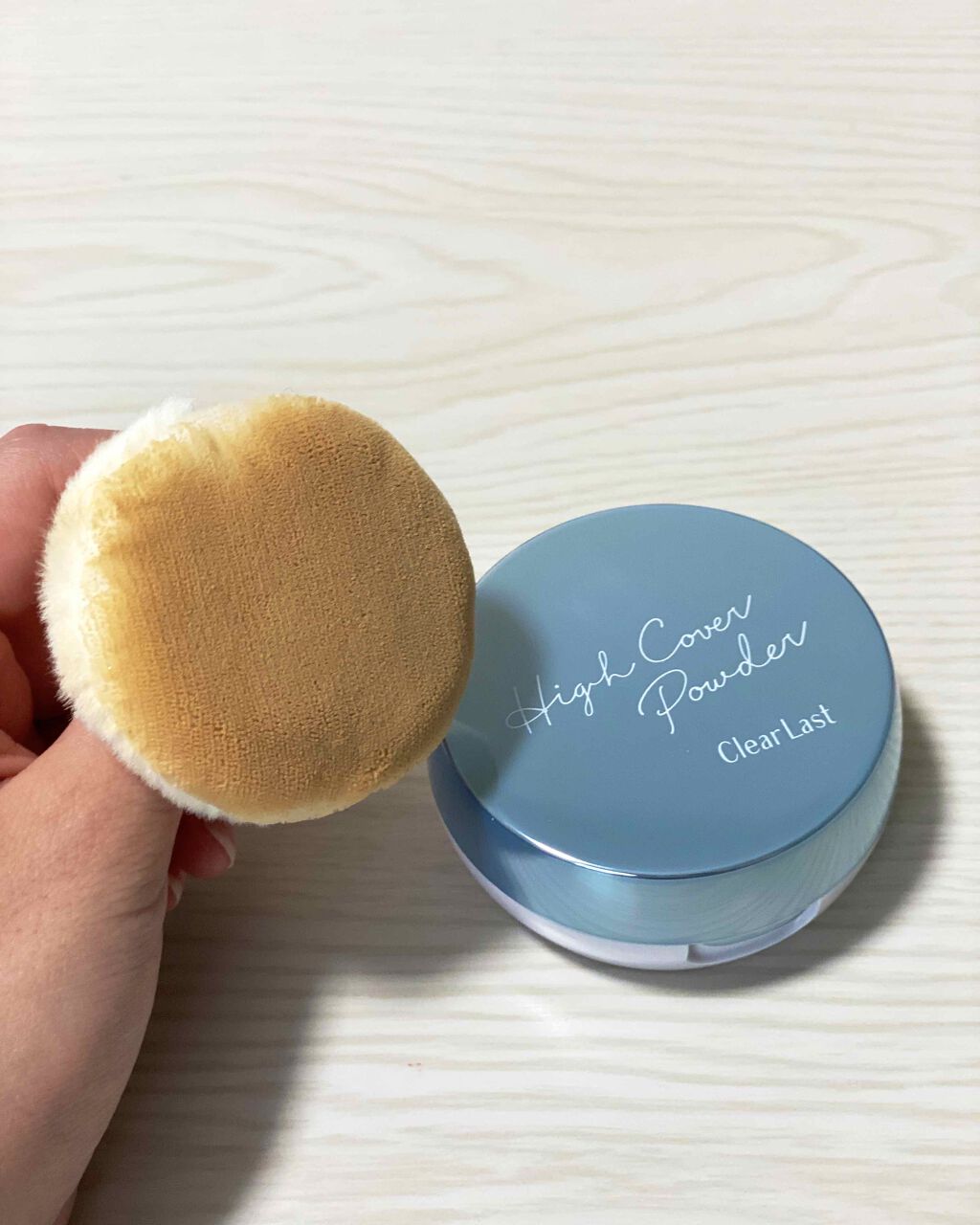 フェイスパウダー ハイカバー N キラ肌オークル/クリアラスト/プレストパウダーを使ったクチコミ（2枚目）