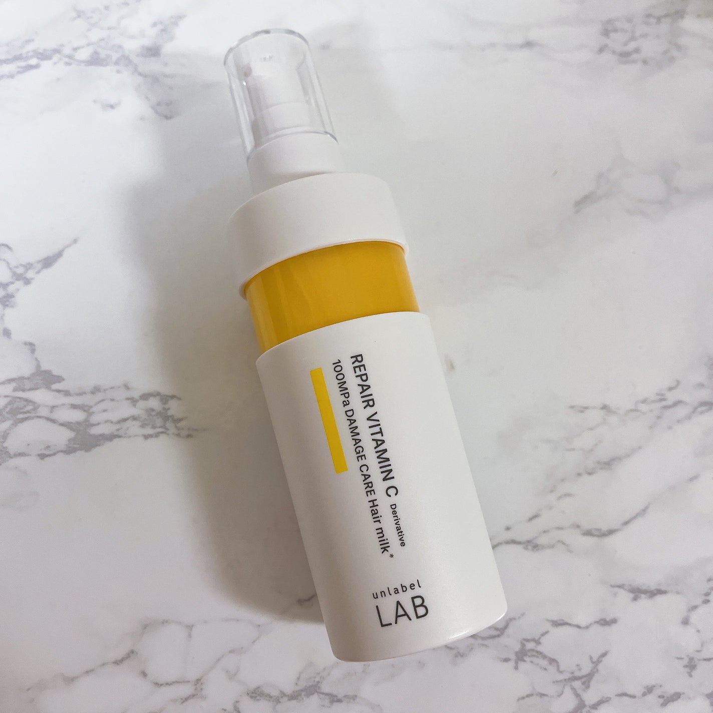 超高圧*¹浸透型リペアビタミンC誘導体*⁴配合 集中美容液ヘアミルク/unlabel/ヘアミルクを使ったクチコミ(1枚目)