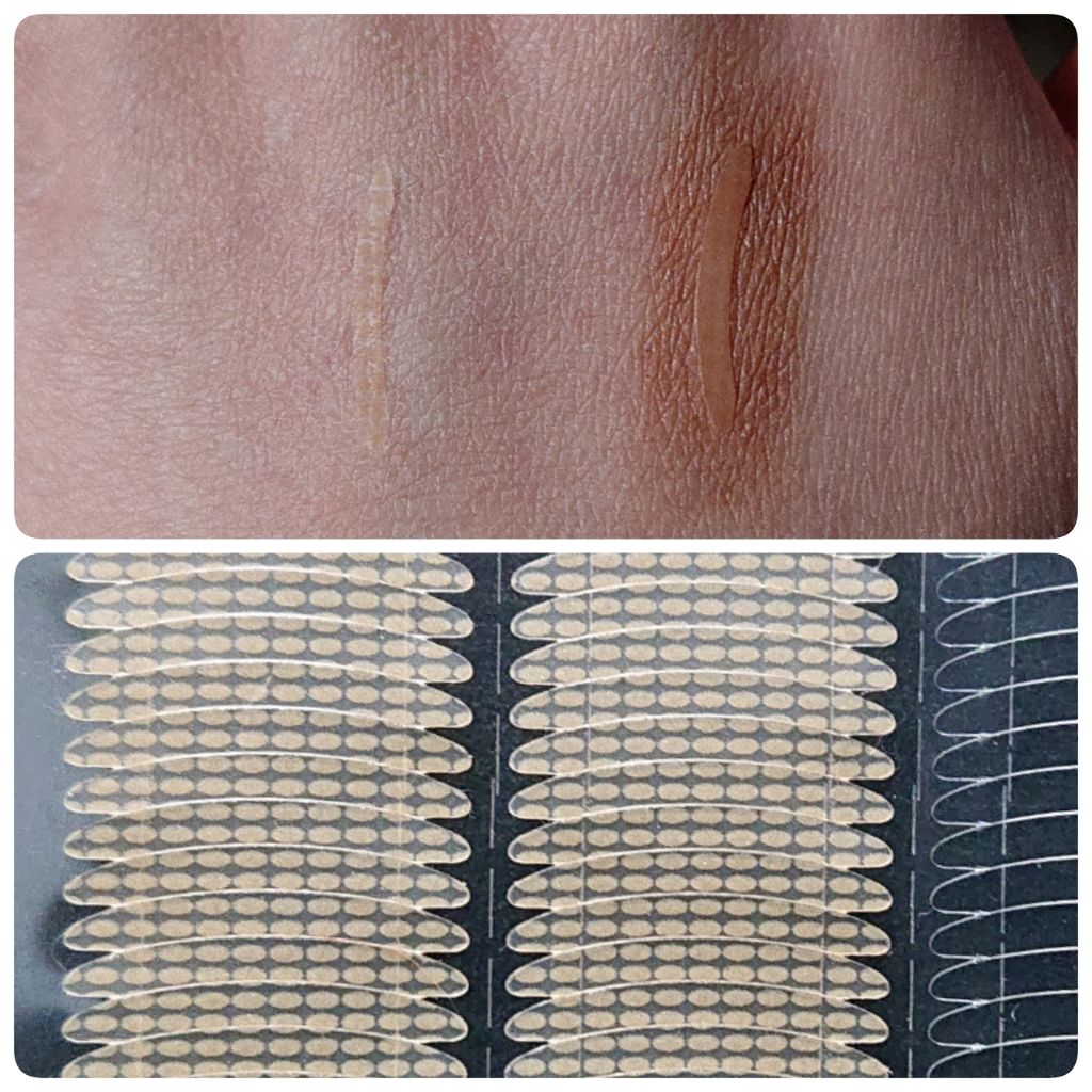 ふたえテープ 目立たず肌になじむ絆創膏タイプ/DAISO/二重まぶた用アイテムを使ったクチコミ(2枚目)