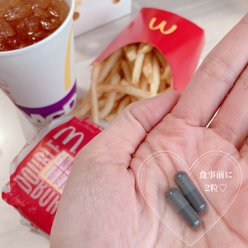 ピルボックス 食事のおまもりのクチコミ「こんにちは、emma*です( ´•ᴗ•ก)



ダイエット中だけど沢山食べたい時はある！🤩
.....」（2枚目）