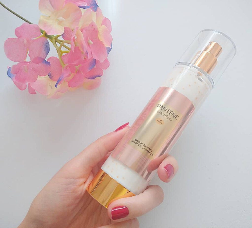 パンテーン エフォートレス クイック リペアー カプセル ヴィタミルク(洗い流さないトリートメント)/パンテーン/ヘアミルクを使ったクチコミ(1枚目)