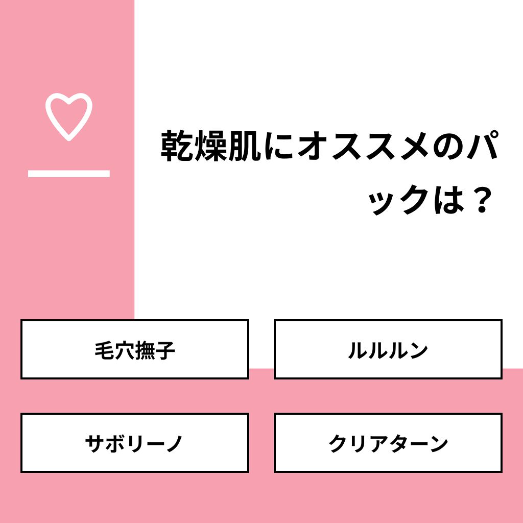 ユリリン ☆フォロバ100☆ on LIPS 「【質問】乾燥肌にオススメのパックは?【回答】・毛穴撫子:33...」(1枚目)