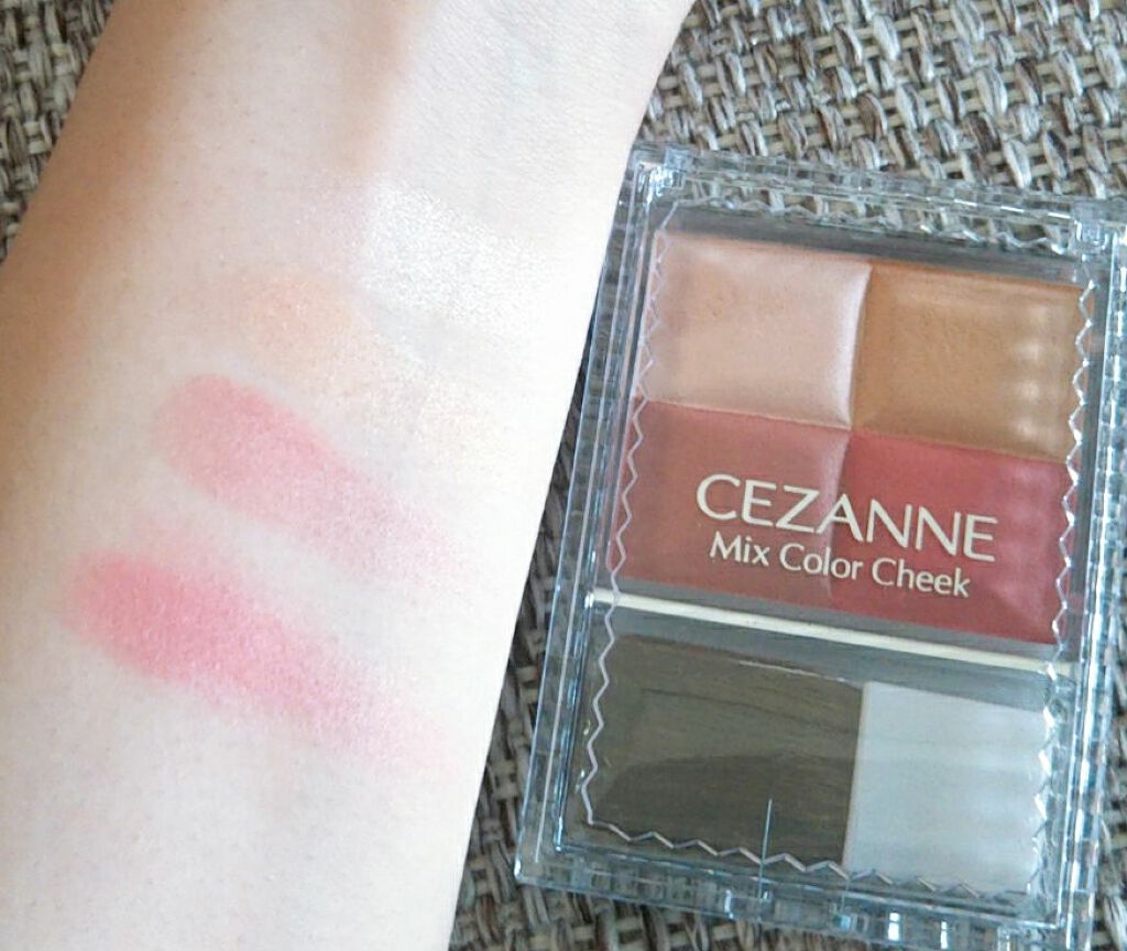 ミックスカラーチーク/CEZANNE/パウダーチークを使ったクチコミ(2枚目)