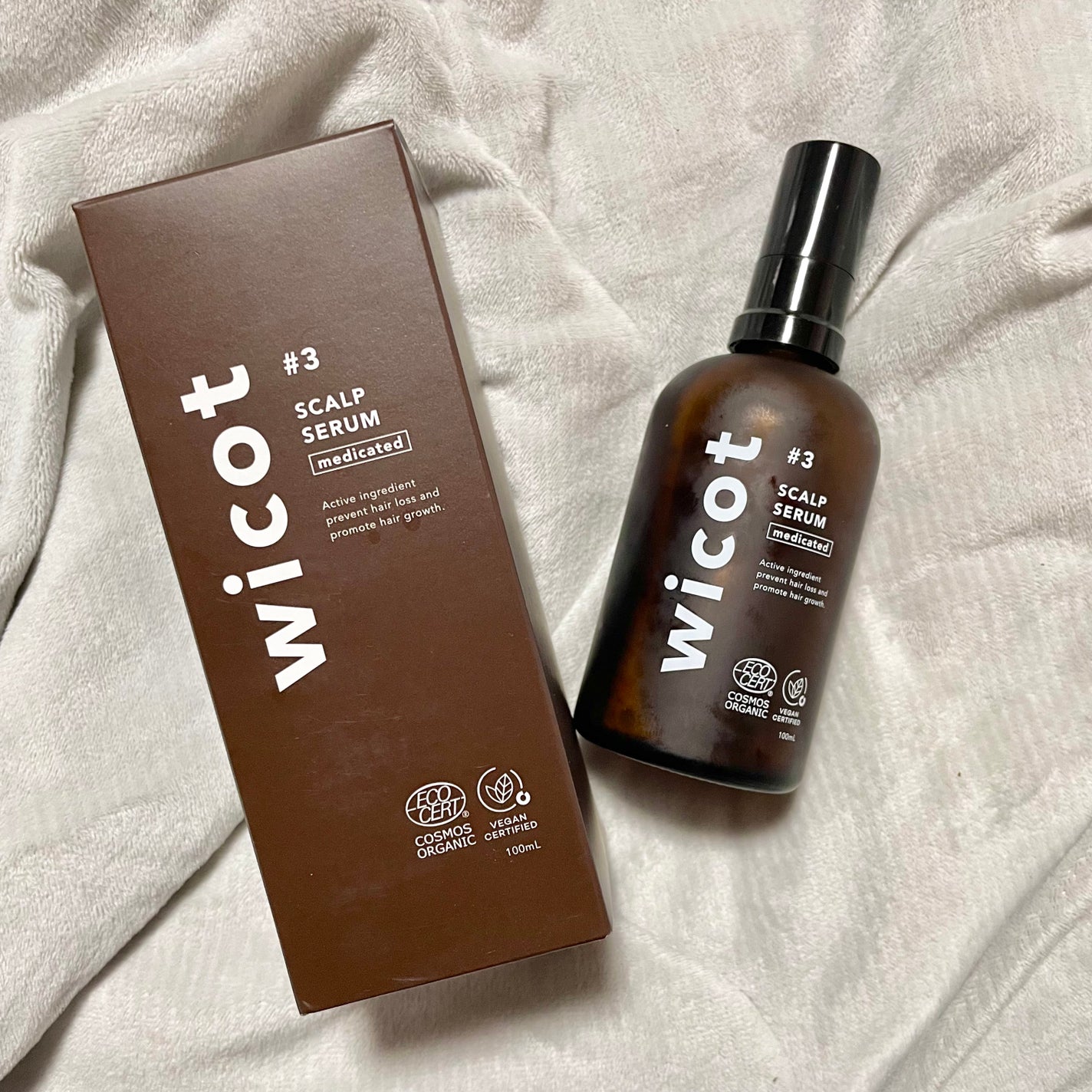 薬用スカルプセラム/wicot/頭皮ローションを使ったクチコミ(4枚目)