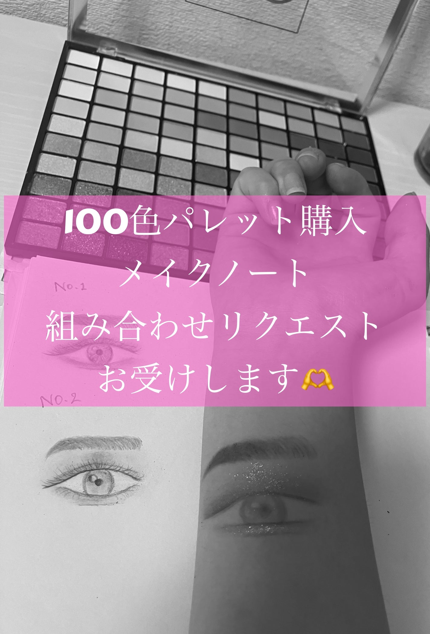 プロフェッショナルボリューム100カラー/Dolly Angel/アイシャドウパレットを使ったクチコミ(1枚目)