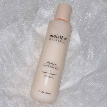 ETUDE HOUSE
moistfull collagen Emulsion
モイストフルコラーゲン　エマルジョン

一つ前の投稿と同シリーズの乳液
こちらも鉱物性油、ポリアクリルアミド、イミダゾリジ