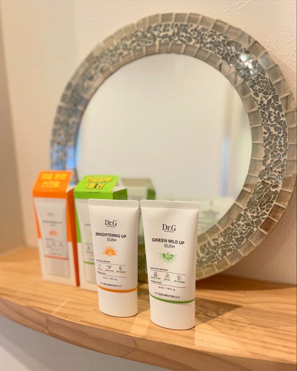 グリーンマイルドアップサンプラス/Dr.G/日焼け止めクリームを使ったクチコミ(1枚目)