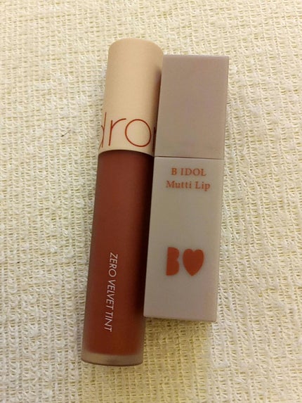 ゼロベルベットティント/rom&nd/リップティントを使ったクチコミ(1枚目)