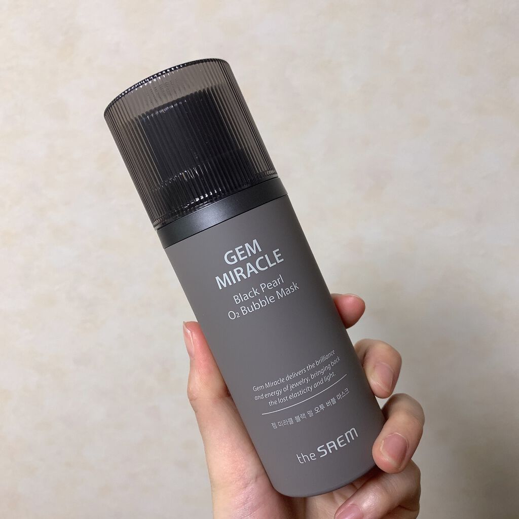 ジェムミラクル ブラックパール O2バブルマスク/the SAEM/洗い流すパック・マスクを使ったクチコミ（1枚目）