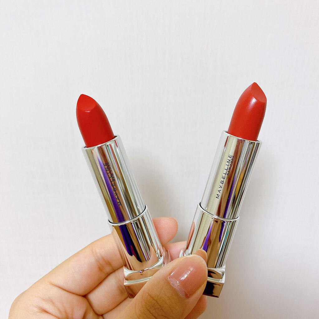 カラーセンセーショナル リップスティック A  518 ブラウン系レッド/MAYBELLINE NEW YORK/口紅を使ったクチコミ（1枚目）
