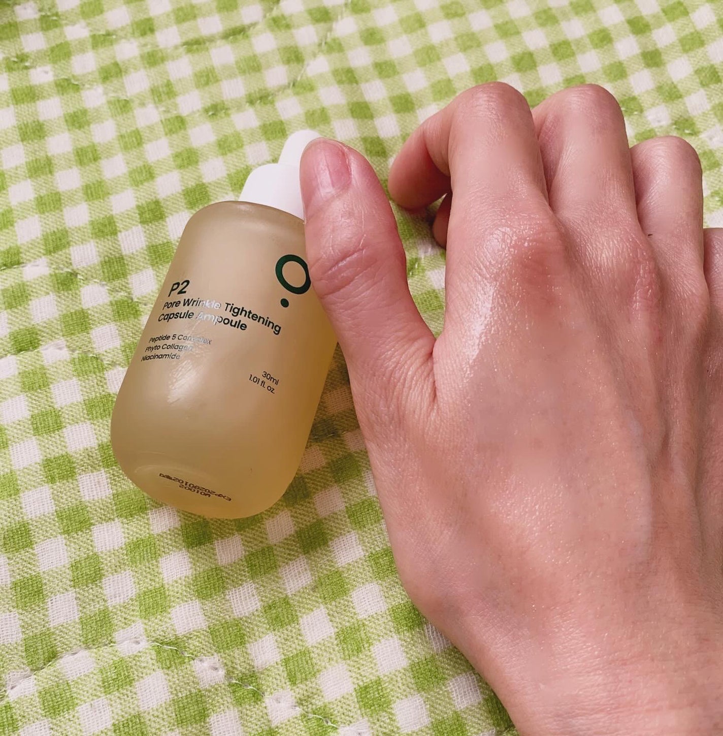 P2毛穴シワタイトニングカプセルアンプル/LUOKI/美容液を使ったクチコミ(3枚目)