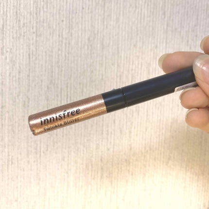 トゥインクル グリッター/innisfree/リキッドアイライナーを使ったクチコミ(1枚目)