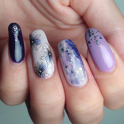 ネイルポリッシュ 013 BEAUTIFUL NIGHT/ジュミートウキョウ/マニキュアを使ったクチコミ(3枚目)