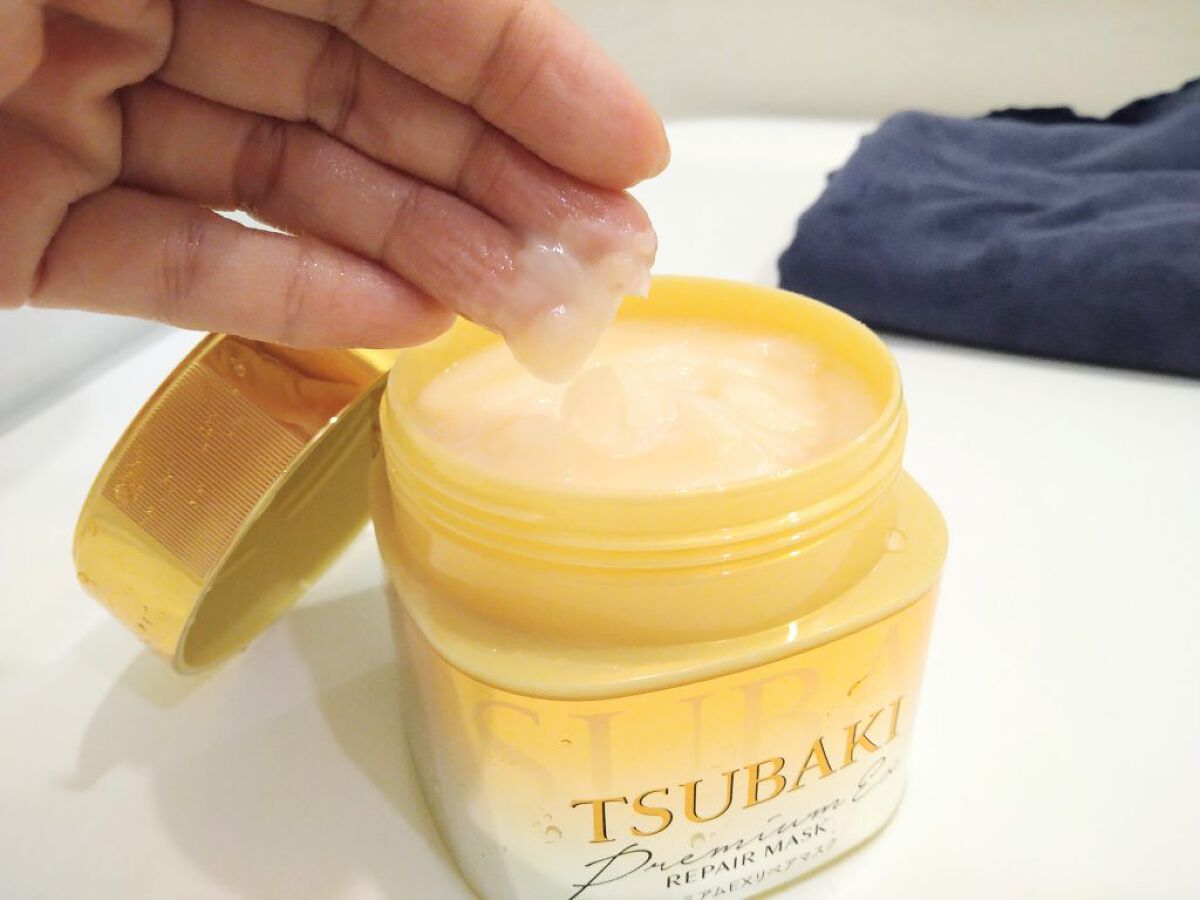 プレミアムEXリペアマスク/TSUBAKI/ヘアマスク・ヘアパックを使ったクチコミ（2枚目）