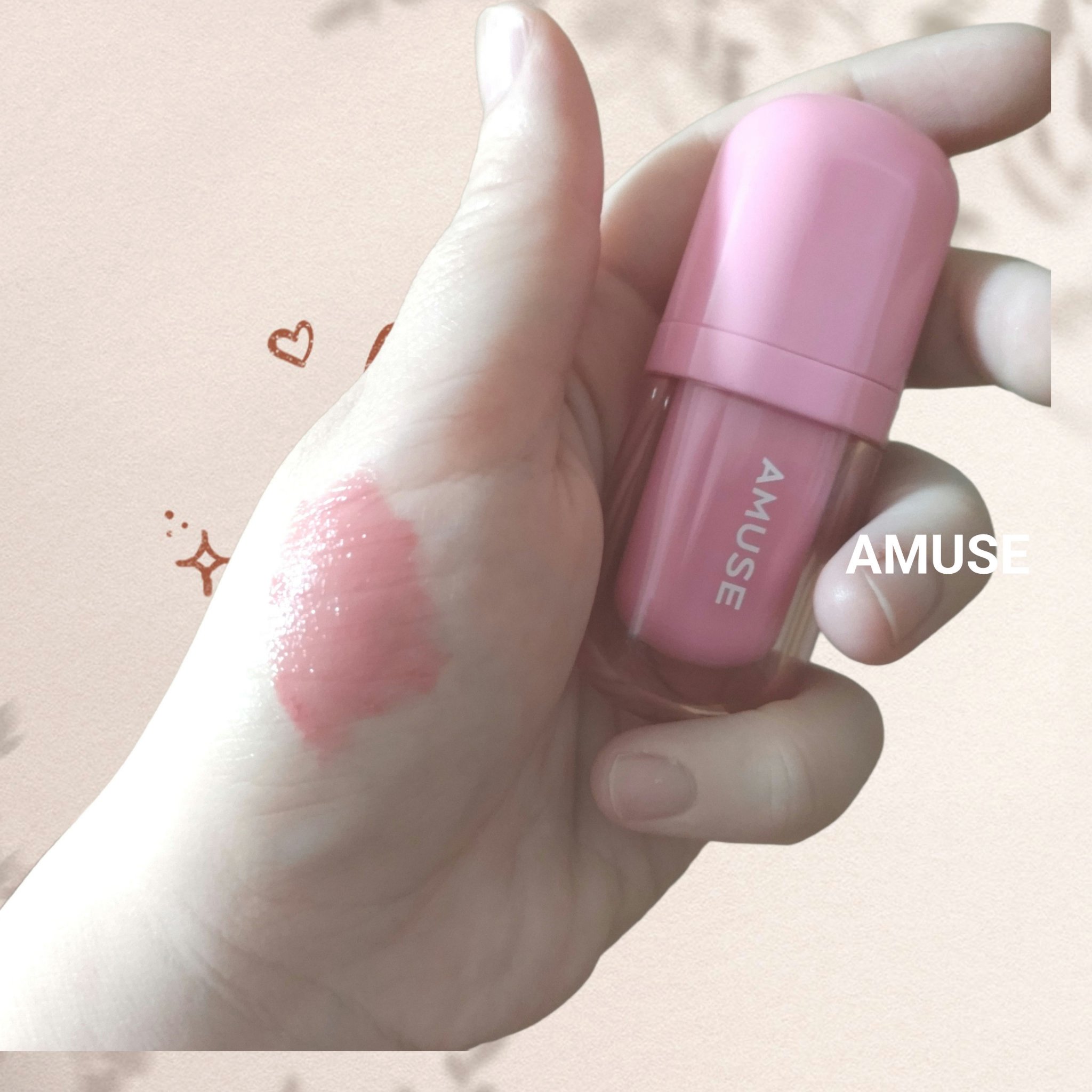 べべティント 03 クールハイビスカス/AMUSE/リップティントを使ったクチコミ（1枚目）