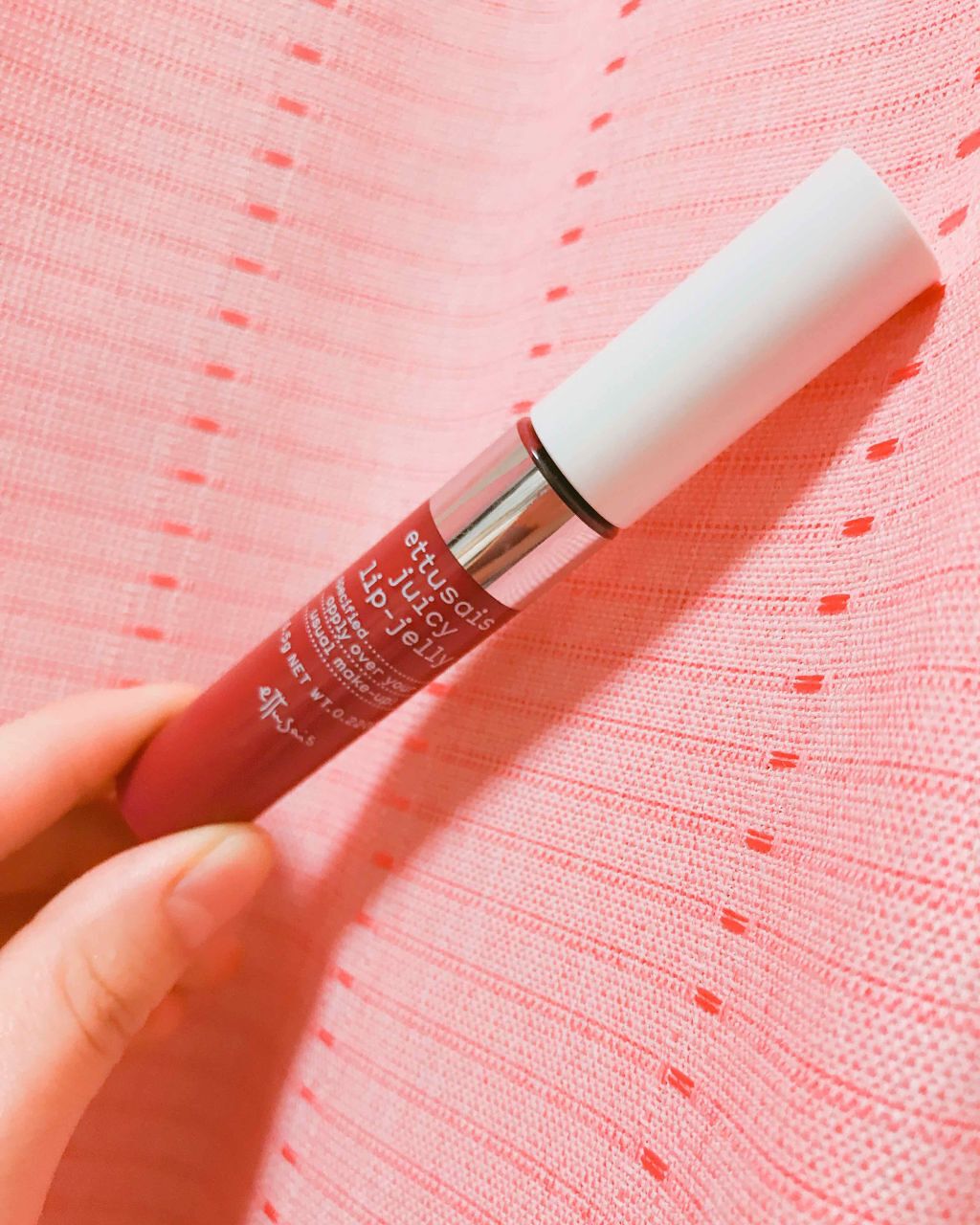 ジューシーリップジェル RD2 カシスレッド/ettusais/リップグロスを使ったクチコミ（1枚目）