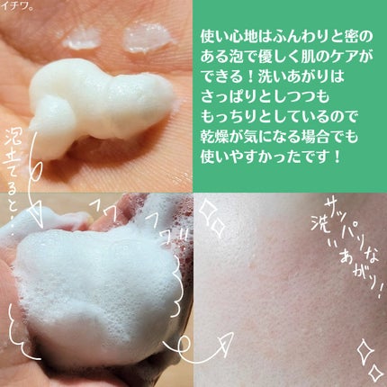 スイスキン 新芽ディープクレンジングフォーム/suiskin/洗顔フォームを使ったクチコミ(4枚目)