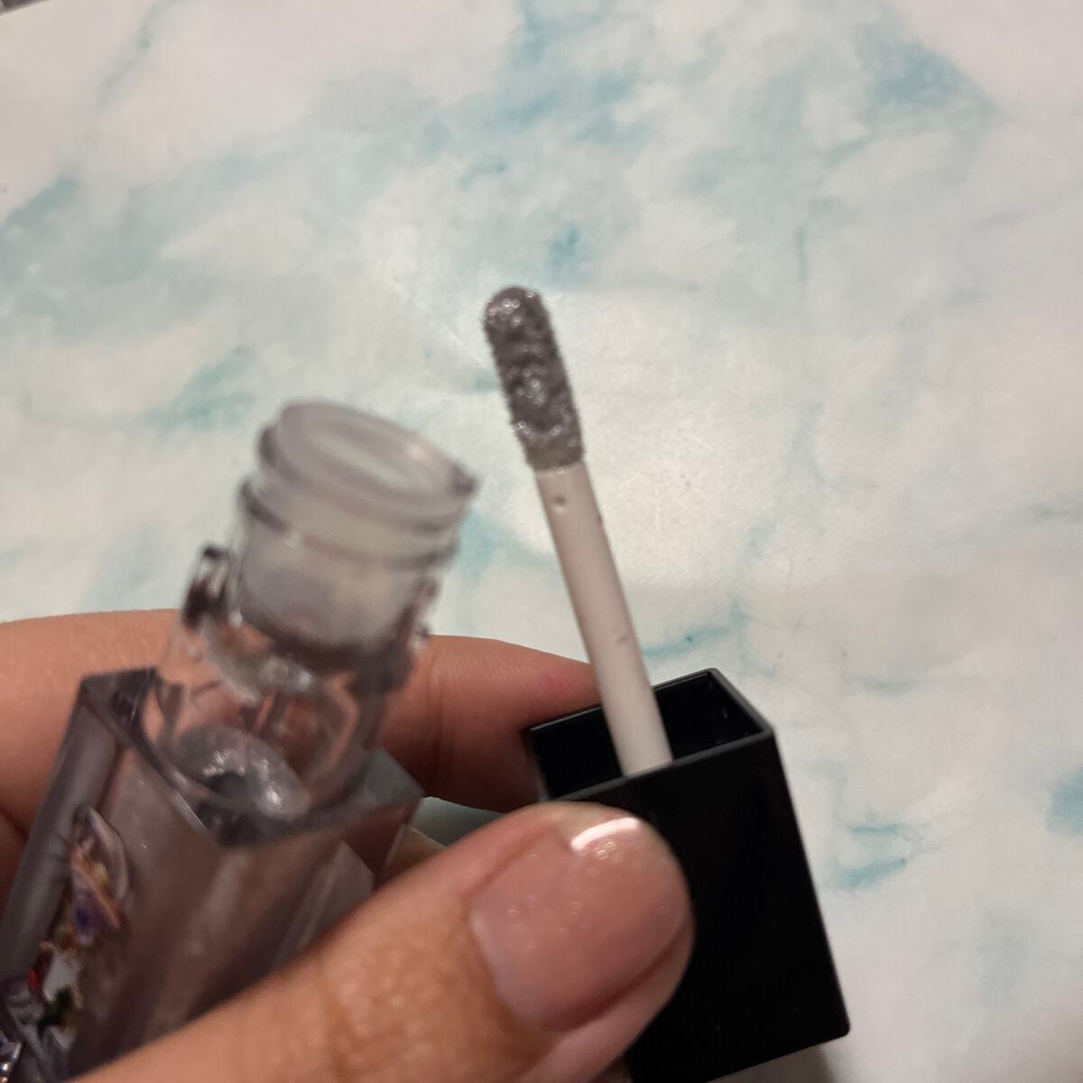 メタリックジュエリーリキッド/KATE/リキッドアイシャドウを使ったクチコミ(2枚目)