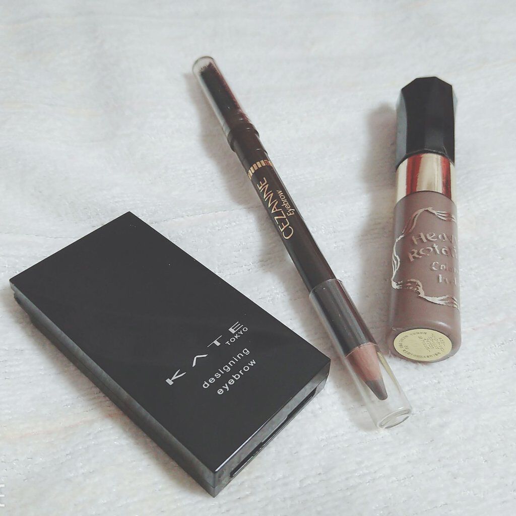 ブラシ付 アイブロウ/CEZANNE/アイブロウペンシルを使ったクチコミ（2枚目）